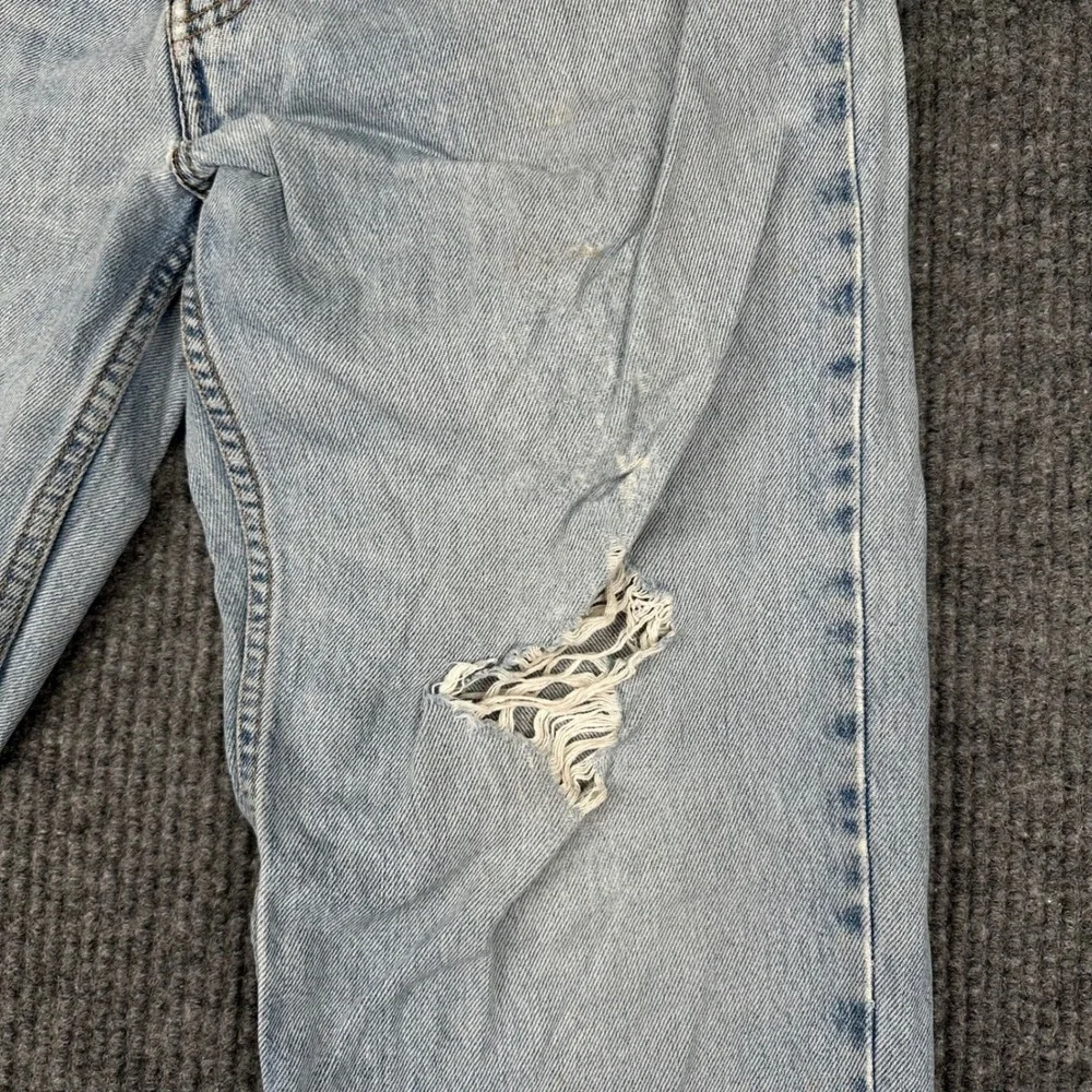 Vintage‎ 90s Levi's 550 Relaxed Fit Jeans Mens 33x32 Light Wash Distressed Denim